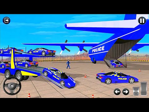 Grand Police Vehicle Transport Truck: Police Car Transport Game 2020 - Android Gameplay