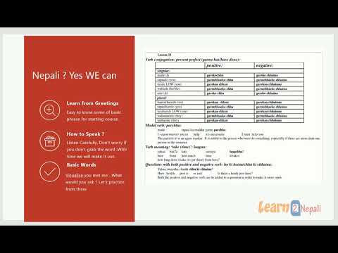 Learn Nepali Online Course - 4