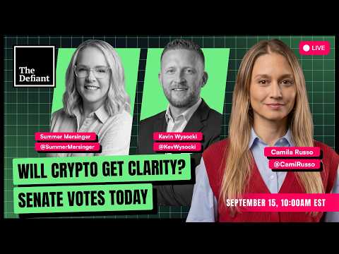 🟢 LIVE : Will crypto get clarity? Senate votes today