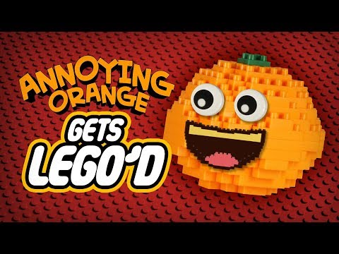 迷惑なオレンジがレゴになった (Annoying Orange Gets LEGO'd!)