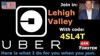 Uber Lehigh Valley promo code, Uber Lehigh Valley referral bonus, retroactive bonus and tips