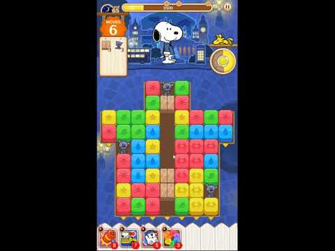 Snoopy Puzzle Journey Night Mode Level 65 - NO BOOSTERS 🐶🧩🧳 | SKILLGAMING ✔️