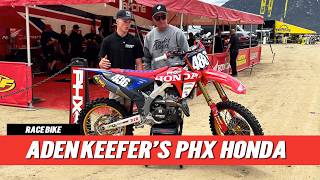 Racer X Films: Aden Keefer's PHX Honda CRF250R Race Bike