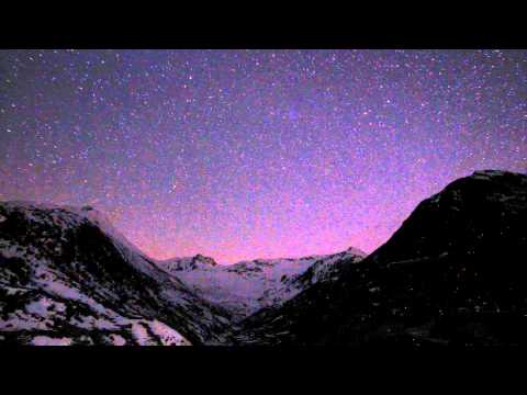 The milky way setting over the mountains of the Anterior Rhine Valley, Switzerland