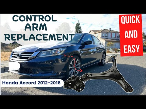Front Left Control Arm Replacement Honda Accord 2012-2016