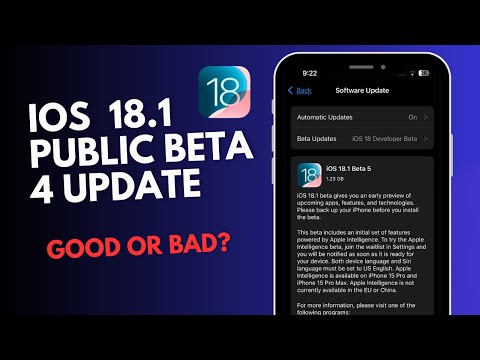 IOS 18.1 Public beta 4 is released | Good or bad?