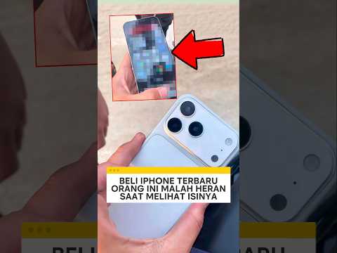 beli iphone terbaru orang ini malah heran saat melihat isinya ❗ #iphone #handphone #videoviral
