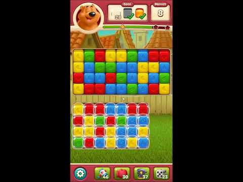 Toon Blast Level 2598 - NO BOOSTERS 🐻🐺🐱 | SKILLGAMING ✔️