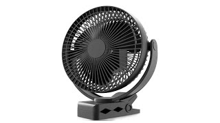 Review: KOONIE 10000mAh Rechargeable Portable Fan, 8-Inch Battery Operated Clip on Fan, USB Fan