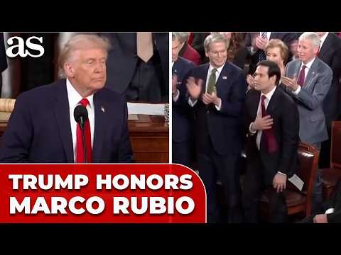 Trump delivers HONORABLE PRAISE for Marco Rubio during STATE OF THE UNION
