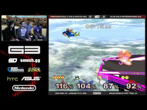 GENESIS 3 - Tempo|Westballz & Gahtzu vs Alan & WFX|Shroomed - Doubles WR2