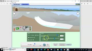 Using a Simulation to Understand how Glaciers Behave