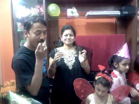 Kunmun Bday Cake cutting