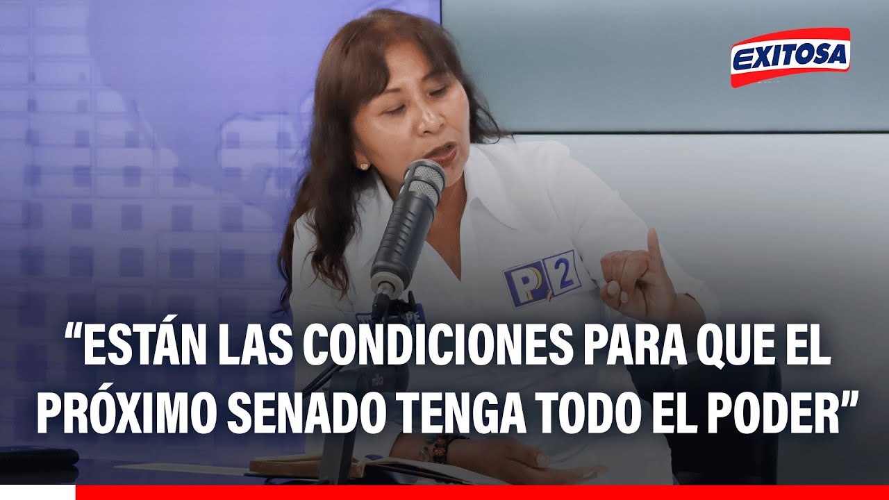 🔴🔵 Lina Cuba: "Congreso ha creado las condiciones para que el próximo Senado tenga todo el poder"