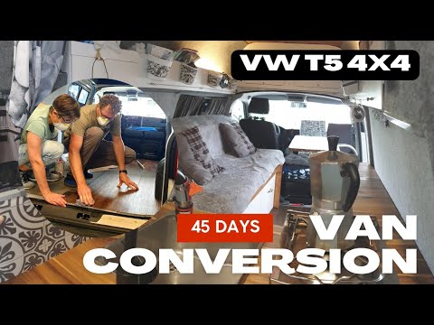 VW T5 4x4 🛺 - Camper Van Conversion in 45 days
