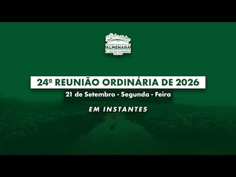 AO VIVO | 24ª Reunião Ordinária da Câmara Municipal de Almenara - MG