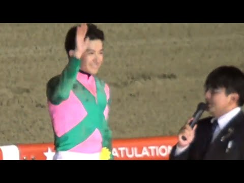 帝王賞　1着ケイティブレイブ号（福永祐一騎手）&生ファンファーレ他（個人撮影）2017年6月28日（水）大井競馬場