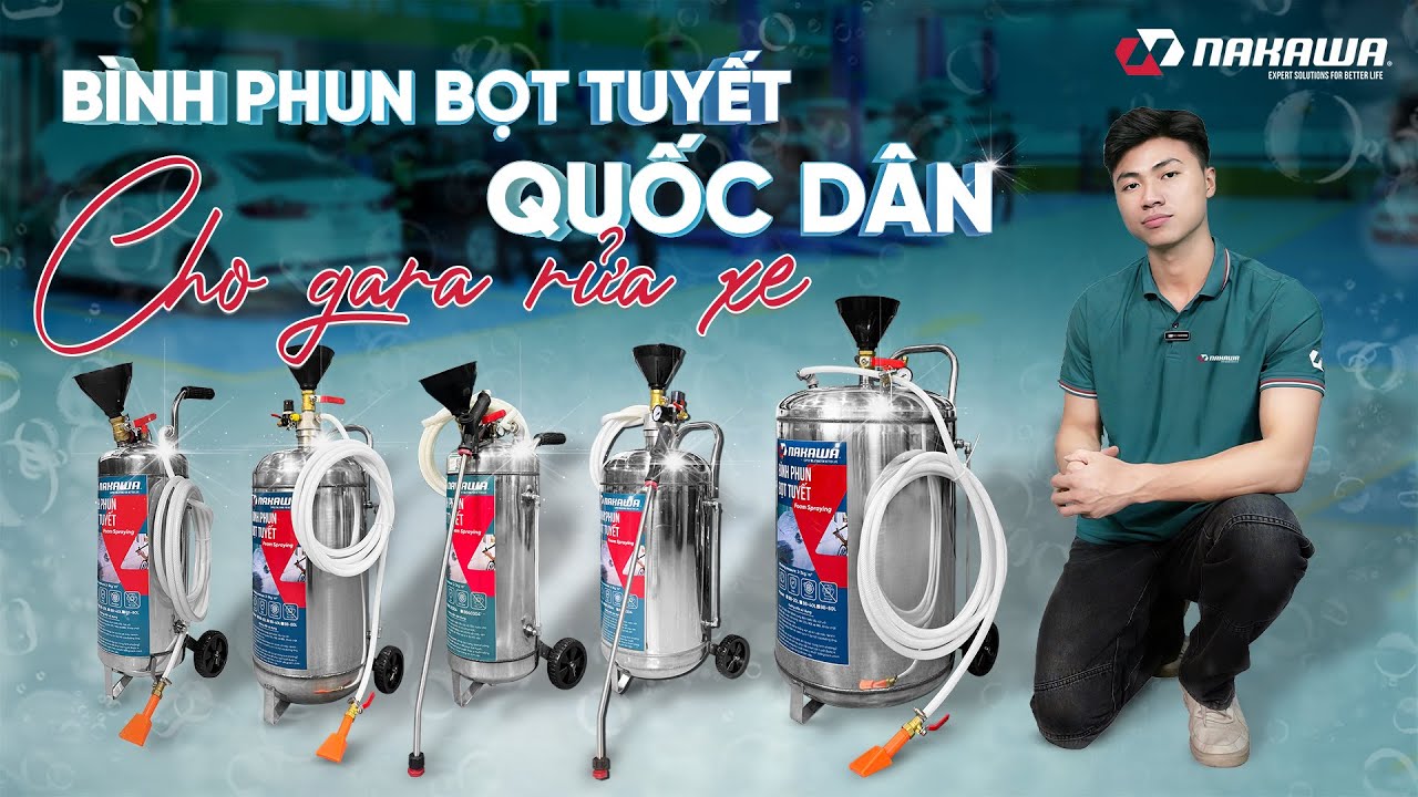 Bình phun bọt tuyết NAKAWA BB-80L
