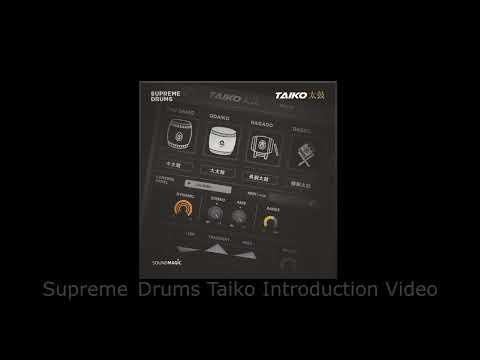 Sound magic supreme drums taiko, hybrid modeling epic taiko drums with fusion effects.