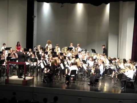 2011 Eastern North Carolina All Distirct Band w/ Topsail Middle School students