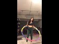 Hot And Cute Shruti Hassan Intense Workout Using HULA HOOP During Lockdown How To Use HULA HOOP