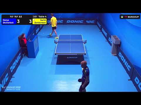 11:35 Denys Shcherbak - Serhii Zemiantsev 24.09.2023 TT Euro.Cup Ukraine Star. TABLE 4