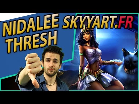 Jiraya & Skyyart - NIDALEE + THRESH Botlane Best OF du live Skyyart.FR