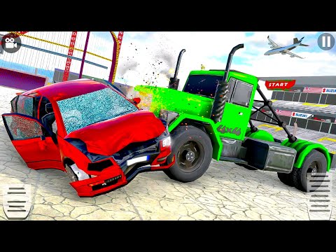 Monster Truck Cars and Train Demolition Derby Racing Simulator - Android Gameplay.