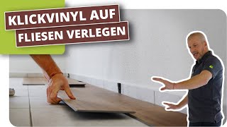 Rigid Klick-Vinyl auf Fliesen verlegen