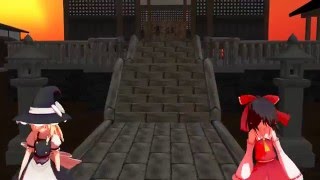 【東方MMD】Bad Apple!! （Reimu&Marisa)