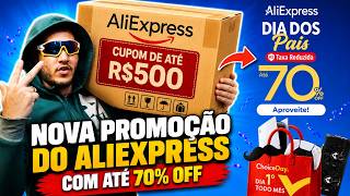 VAI CAIR TUDO NO ALIEXPRESS? NOVA PROMO SEM TAXAS + 70% OFF E CUPOM DE ATÉ R$500...