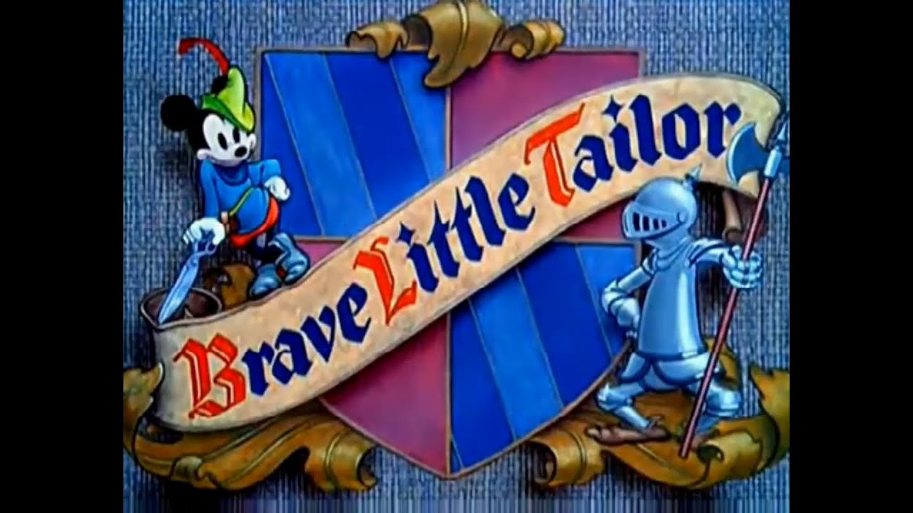 Walt Disney Cartoons: Mickey Mouse - Brave Little Tailor  (1938, Dir. Bill Roberts) Full Movie
