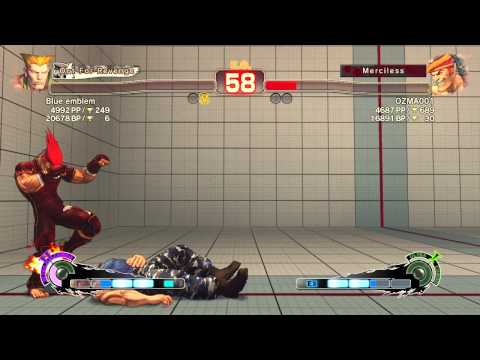 SSFIVAE~ Guile (Blue Emblem) vs Adon (OZMA 001)  HD