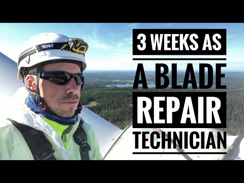 Rope access Blade repair - it’s not all good