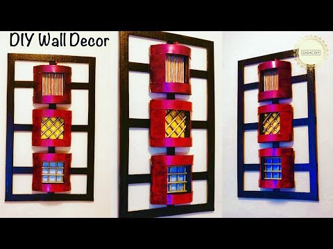 Wall Decoration Ideas| gadac diy| wall hanging craft ideas easy| craft ideas for home decor| Crafts Video