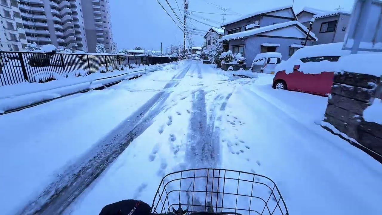 Japan Snowfall POV ❄️ Real Life Winter in Japan | Heavy Snow Street Ride@4kTravelHD 