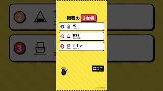 政府が言う備蓄3日分は今や足りない理由