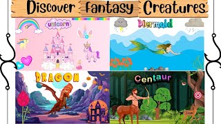 How to Draw Fantasy Creatures: Unicorn, Dragon, Mermaid & Centaur | Magical Drawing for Kids