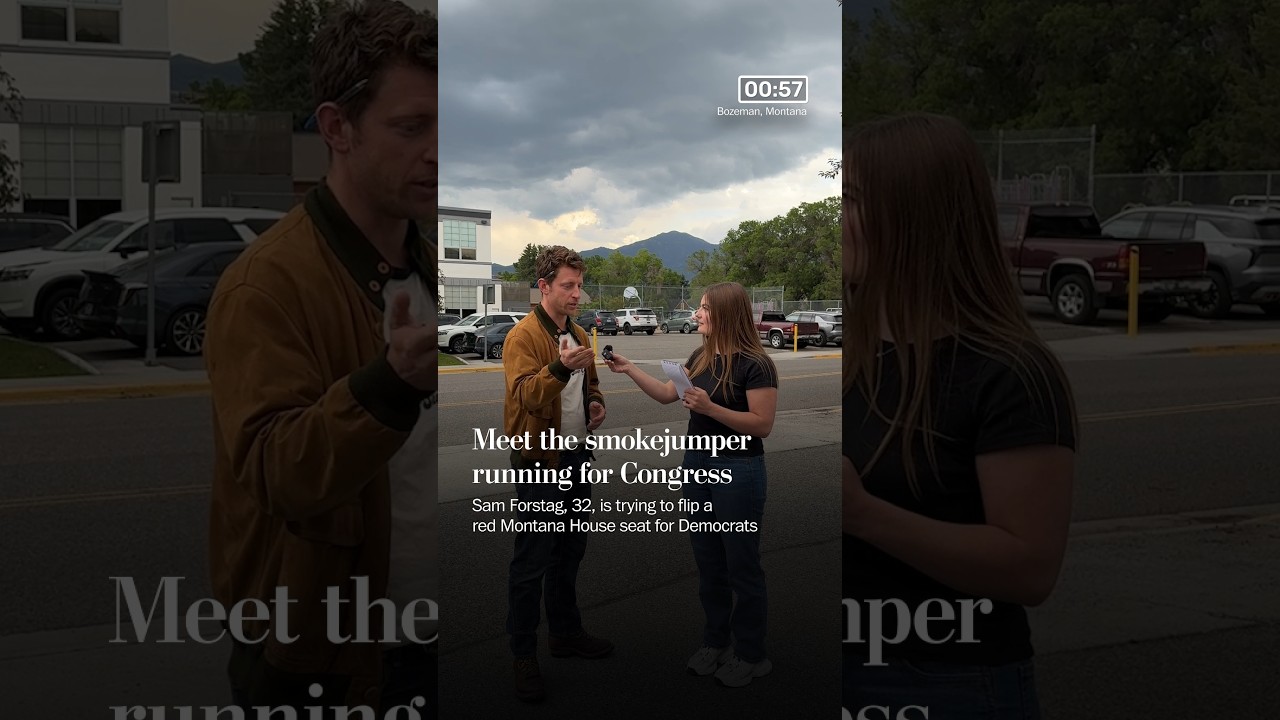 Video: Smokejumper Sam Forstag pitches populist platform in bid to flip Montana House seat