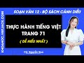 Soạn bài Thực hành tiếng Việt trang 71 Ngữ văn 12 Cánh diều