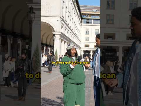 How America has influenced London fashion #america #london #shorts #culture #ukvsusa #americanabroad