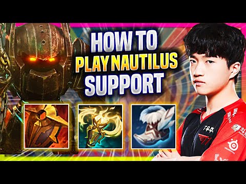 LEARN HOW TO PLAY NAUTILUS SUPPORT LIKE A PRO! - T1 Keria Plays Nautilus Support vs Twitch! |