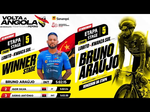 RESUMO  ETAPA 5 VOLTA A ANGOLA EM BICICLETA PEPINO 2025