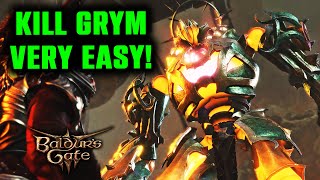 Defeat Adamantine Forge Boss Grym Very Easy & Fast (Best Method) | Cheese GRYM | Baldur