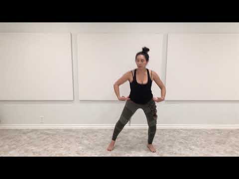 How to Belly Dance Online - One Minute Drill Hip Warm Up - Samantha Karim