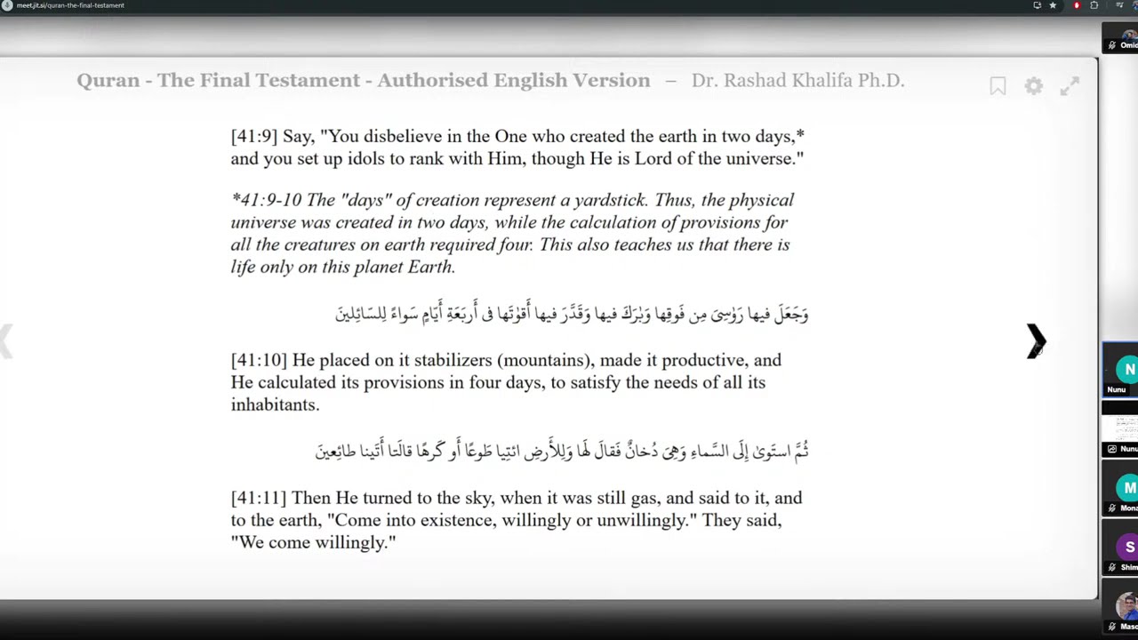106. Submitters Quran Study - English - March 21, 2026 - [40:78] - Khalis