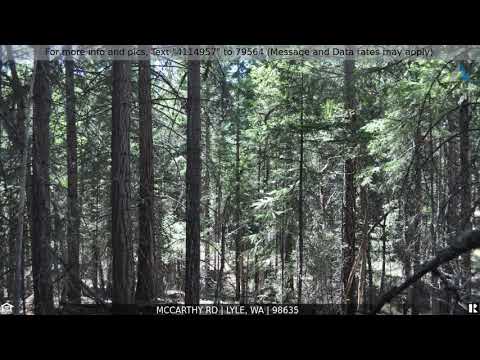 Priced at $130,000 - McCarthy RD, Lyle, WA 98635