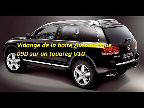 Automatic transmission fluid change 09D on a Touareg v10