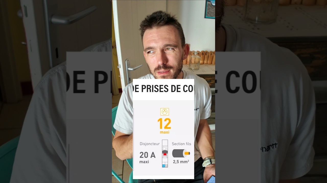 Prise électrique 20A ou 16A ? #lesdisjonctes #electricien #électricité