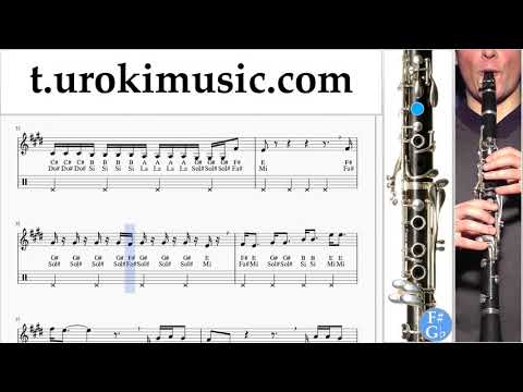 You Need To Calm Down Clarinet Tabs - Taylor Swift You Need To Calm Down Notes Solo Tutorial